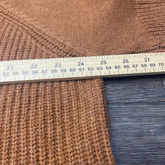 Eloquii Puff Sleeve Chunky Sweater Brown Plus Size 18/20 - Picture 6 of 9